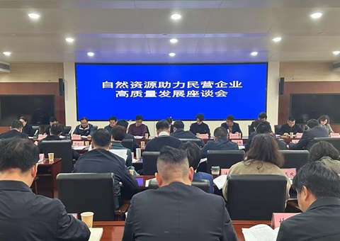 以自然资源实力推动民营经济高质量生长  湖北省自然资源厅召开民营企业座谈会