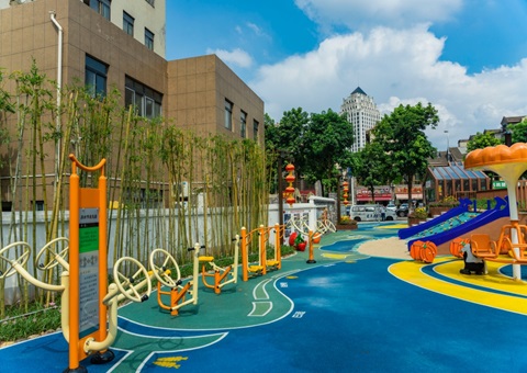 “口袋公园” 装满民生幸福 阻止六月尾，，，，，，，重庆“口袋公园”今年开工八十八个、建成六十四个