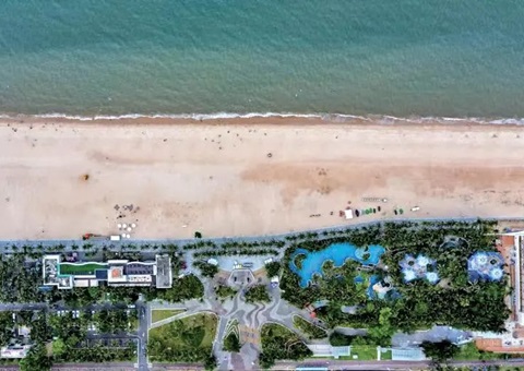 ？？？？？？？？谑姓涡薷春Ｍ濉⒈鹾Ｊ兀，，，，，修建绿色长廊，，，，，，，海域生态情形获得显著改善——“蓝色海湾” 实现“滩净湾美”